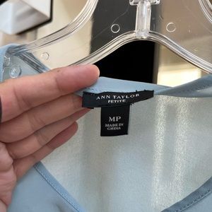 Ann Taylor light blue blouse